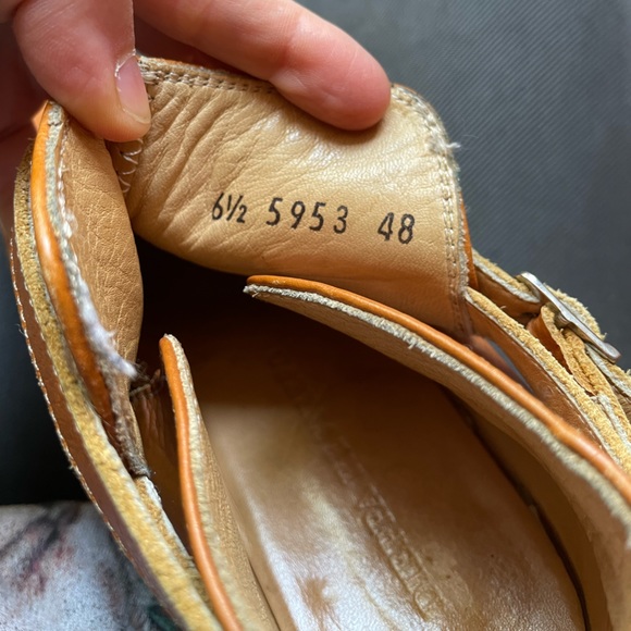 Dieppa Restrepo deep tan ankle boot with strap - super soft leather 6.5 - Picture 3 of 6